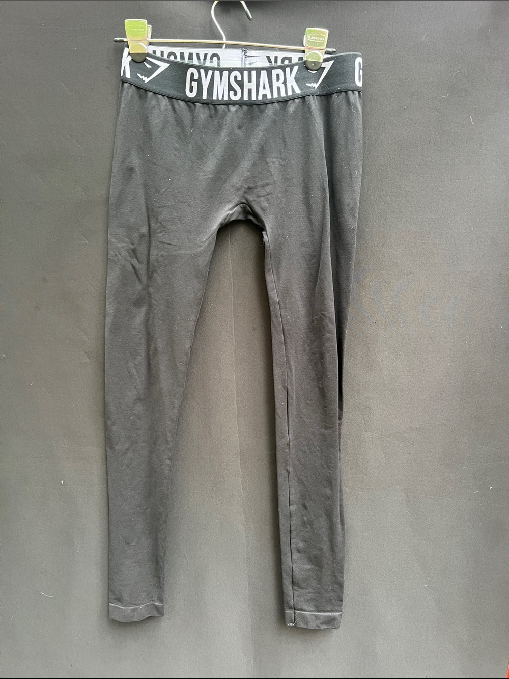 Gymshark Kids Black Logo Waistband Leggings